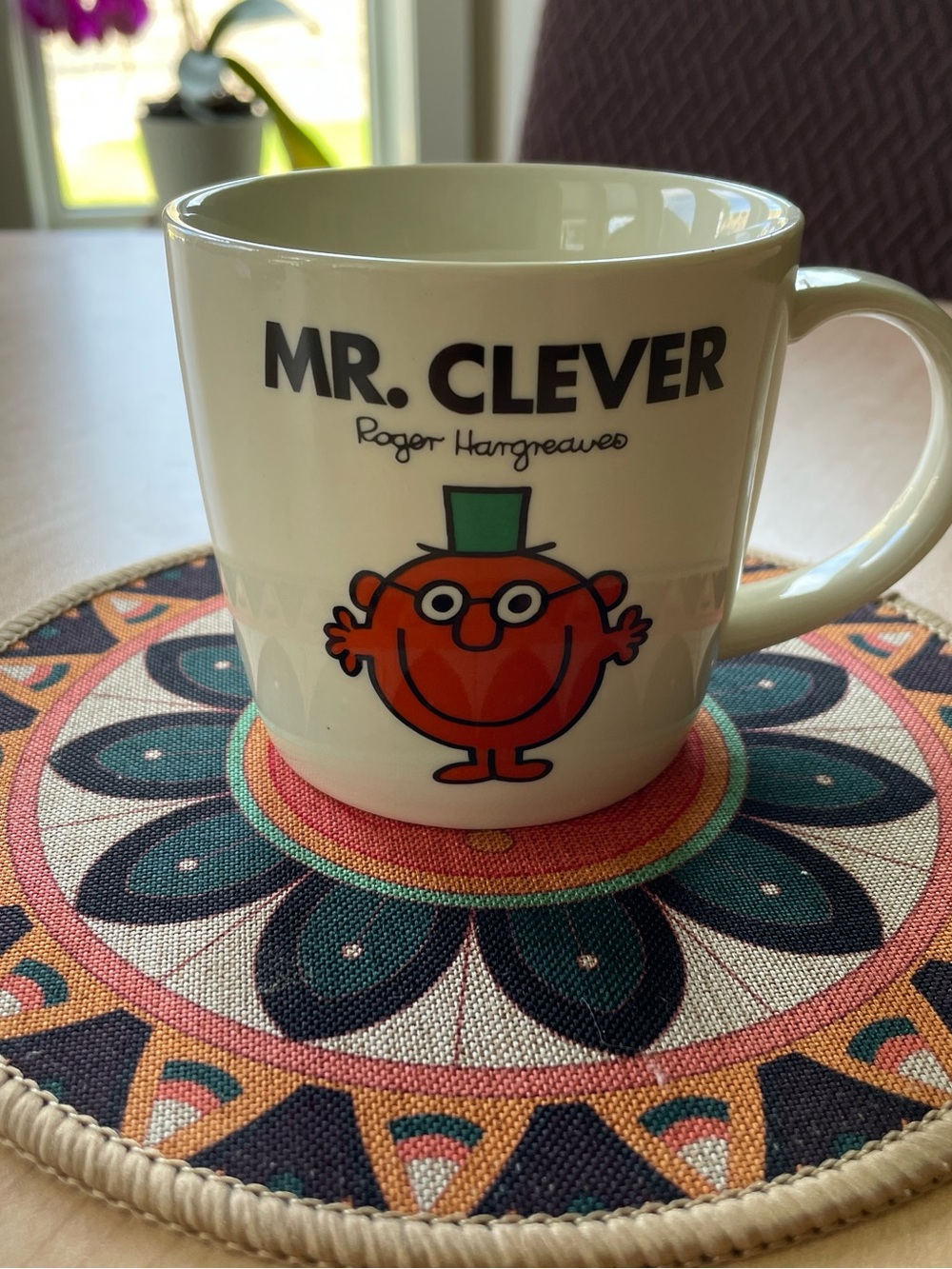 NWOT Mr. Clever Ceramic Mug by Roger Hargreaves
